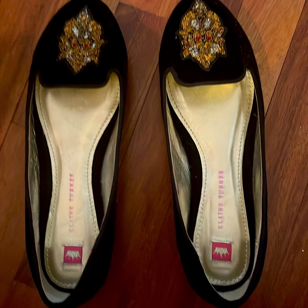 Fun velvet loafers!